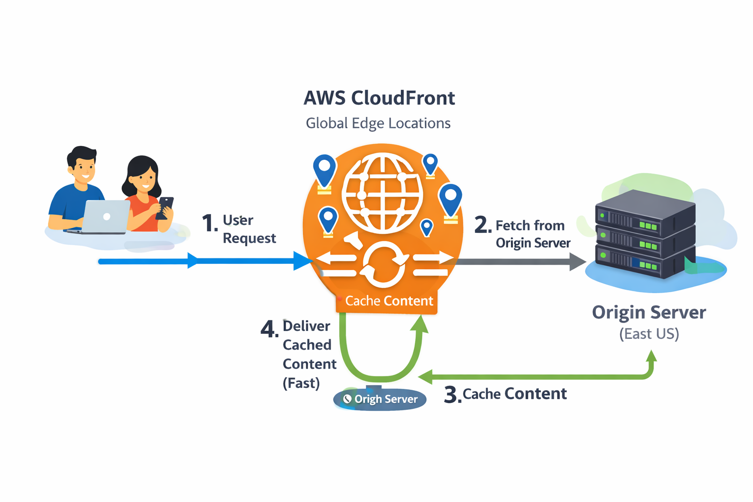 Read more about the article How AWS CloudFront Works: Simplifying Content Delivery