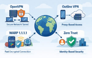 Read more about the article What is OpenVPN, Outline VPN, WARP and Zero Trust?